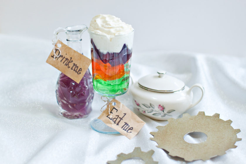 Alice's Looking Glass -- Jell-o Shot {A Disney Inspired Cocktail}