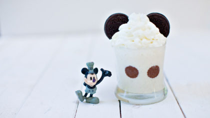 Steamboat Willie Vanilla Bourbon Milkshake Recipe {Disney Cocktail}