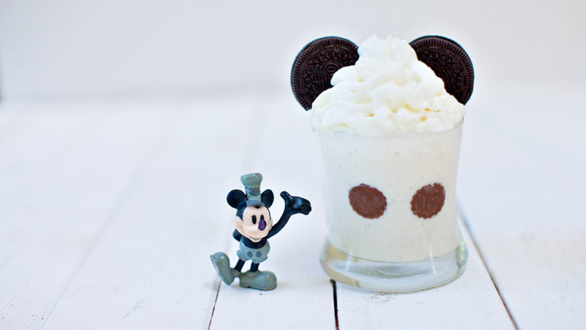 Steamboat Willie Vanilla Bourbon Milkshake Recipe {Disney Cocktail}